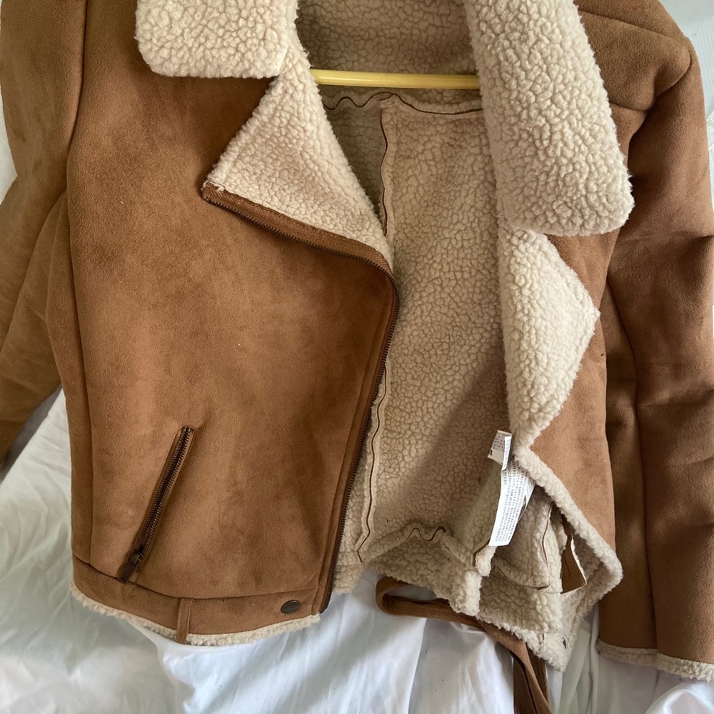 Faux Suede Jacket
